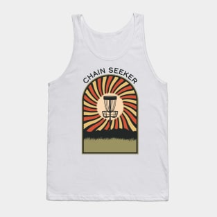 Chain Seeker | Disc Golf Vintage Retro Arch Mountains Tank Top